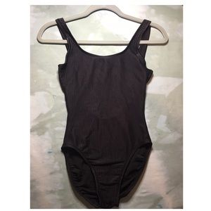 Vintage black one piece body suit or bathing suit!